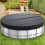 Round Pool Cover Black Solar Heating 6FT-18FT 7