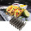 Taco fryer basket with grip handle holds 6 shells 2
