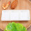 Ceramic appetizer tray white 6 inch 3-compartment 2