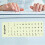 Keyboard Sticker English 1 Sheet 4