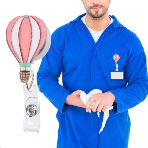Retractable ID badge holder for doctors nurses teachers 1