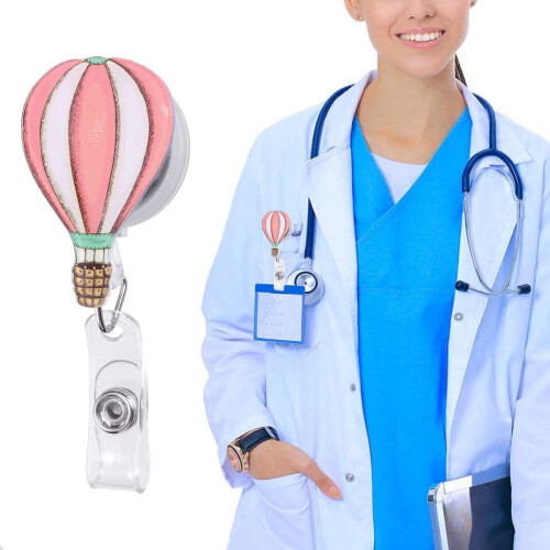 Retractable ID badge holder for doctors nurses teachers 2