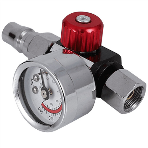 Mini Air Regulator Valve 1/4 Inch 3-Piece 2