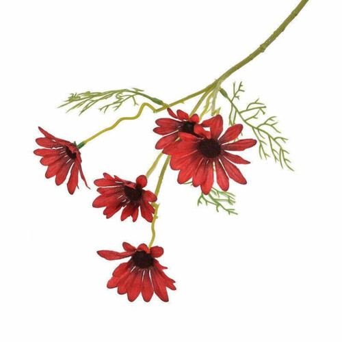 Bouquet di margherite artificiali, gerbere di seta, 5 teste 2