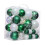 Christmas Balls Tree Ornaments 46 pcs White Green 2