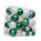Christmas Balls Tree Ornaments 46 pcs White Green 5
