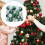 Christmas Balls Tree Ornaments 46 pcs White Green 6