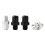 Brake Lever Barrel Adjuster for Cable Tension M10 8