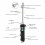 Digital Tire Pressure Gauge LCD Display 230 PSI with 4