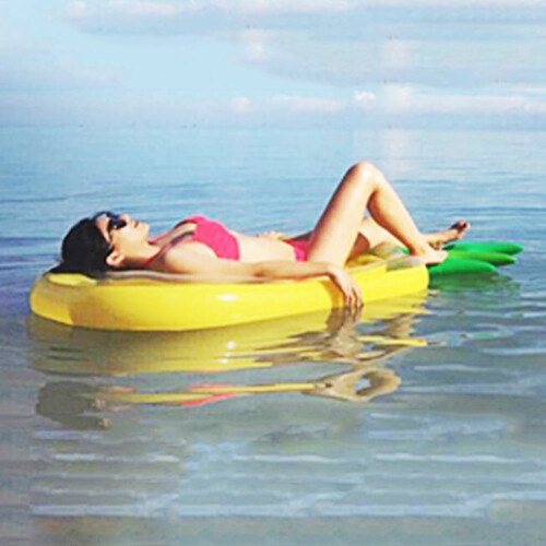 SunyaMood pineapple inflatable air mattress large size 1