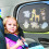 Solar Protection Car Side Window Sunshade 2 Pack Animal 5