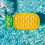 SunyaMood pineapple inflatable air mattress large size 6
