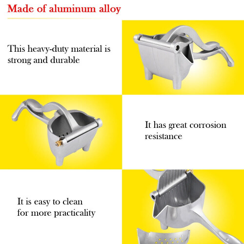 Manual Citrus Juicer Handheld Aluminium Alloy Squeezer 2