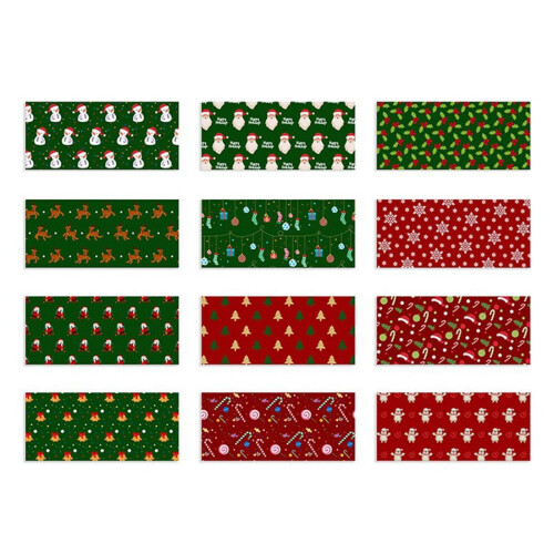 Christmas Budget Envelopes with Sheets and Stickers 30+30+48 1