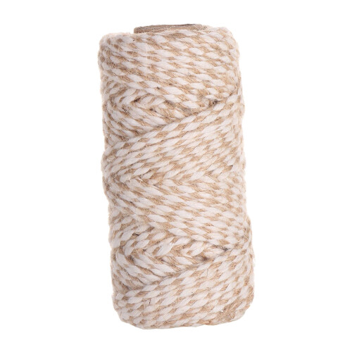 Jute Twine Rope Braided 32.8 ft 6 mm 2