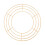 Wire Wreath Frame Iron Round DIY Craft Ring Gold 35cm 2