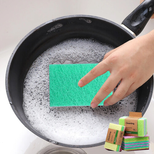 Tainini Heavy Duty Dish Scrubber Sponge 10 Pcs 1