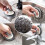 Stainless Steel Wool Scrubber with Handle 2 PCS 5