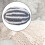 Polyester wool blend chunky yarn gray white 100g 7