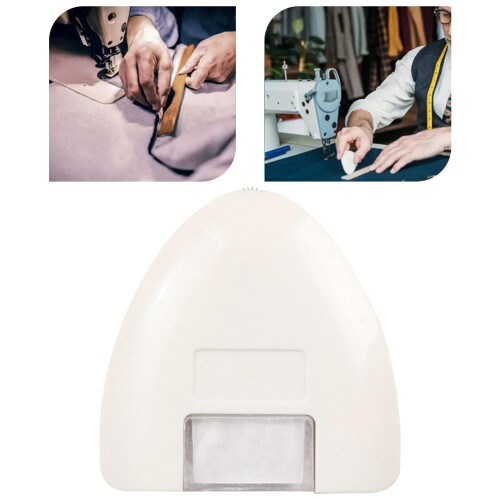 Triangular Chalk Wheel White Portable Sewing Tool 2