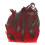 Feather Fringe Sewing Trim Dyed Red 1 Yard 3