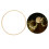 Bamboo hoop macrame craft ring 20cm 5