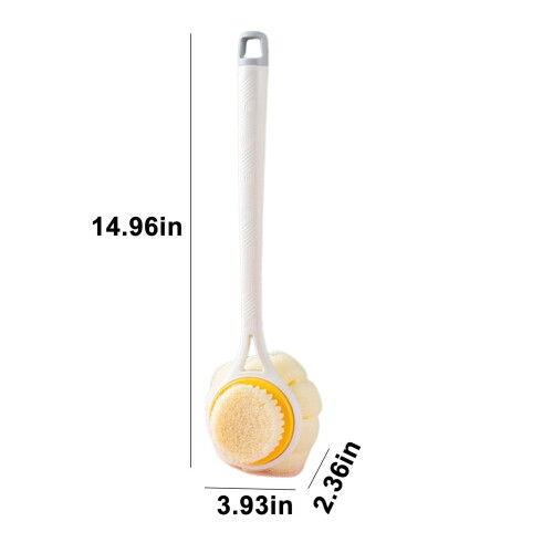 Shower Brush with Long Handle Soft Bristles for Exfoliation 1