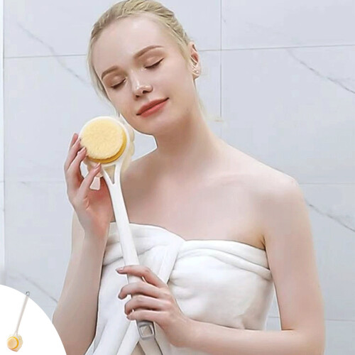 Shower Brush with Long Handle Soft Bristles for Exfoliation 2