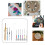 Embroidery Punch Tool Kit for DIY Rug Making 12 Pieces 4