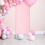 Wedding Arch Cover Pink 4ft 6