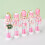 Wooden Nutcracker Soldier Figurine Set 5 pcs 8