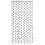 Christmas tree tinsel curtain metallic 1 piece 3