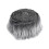 Faux Shaggy Fabric Patches White Grey 10 pcs 4