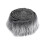 Faux Shaggy Fabric Patches White Grey 10 pcs 5
