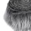 Faux Shaggy Fabric Patches White Grey 10 pcs 7