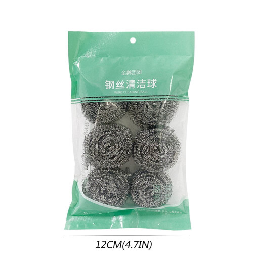 Stainless Steel Cleaning Balls 6-pack 2