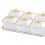 LOVIVER dried fruit plate with lid, divided serving platter 8