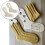 Wooden sock stretchers DIY craft tool pair 4