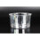 Acrylic round serving bowl clear 16 cm 6