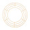 Wire Wreath Frame Iron Round DIY Craft Ring Gold 40cm 2