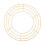 Wire Wreath Frame Iron Round DIY Craft Ring Gold 40cm 4