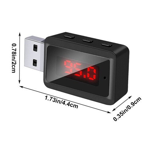 PWPSG Bluetooth 5.3 USB audio adapter 4-in-1 black 2
