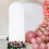 Wedding Arch Cover White 6.6 ft 7
