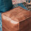 Stool Cover Square Brown Footstool Cover 1 Piece 8