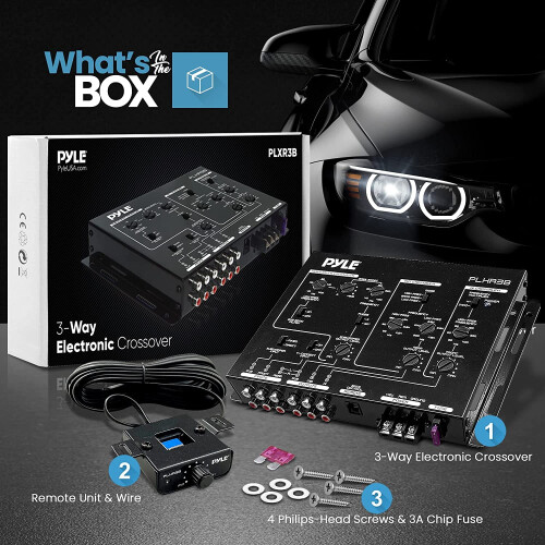 3-Way Electronic Crossover with Remote Subwoofer Control 1