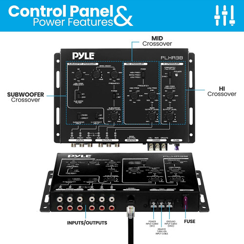3-Way Electronic Crossover with Remote Subwoofer Control 2