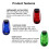 USB Rechargeable LED Safety Lights Blue 2 Pack 8