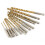 GLFSIL HSS titanium-coated drill bit 1/4" hex shank 6