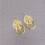 Lion Head Drawer Pull Handle Knobs Golden 4pcs 4
