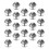 Butterflies Clutch Tie Tacks Pin Backs 150 Sets 5